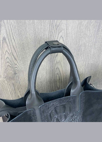 Женская сумка из натуральной замши с змеиным принтом и съемным плечевым ремнем бордовая (sku_817) No Brand (330575676)