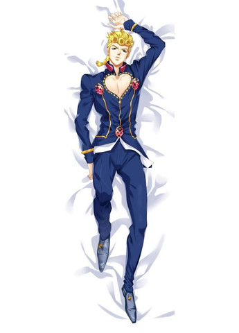 Дакiмакура 150 х 50 см Джорно Джованна Причудливые приключения Джоджо обнимашка Подушка со съёмной нав Viva (346056508)