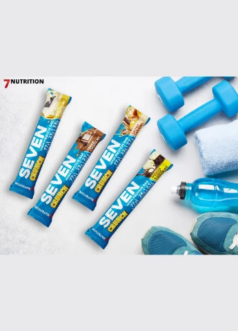 Батончик Seven Bar 77 g, Salted Caramel 7 Nutrition (327432678)