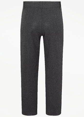 Серые классические демисезонные брюки зауженные George