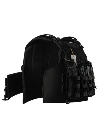 Плитоноска gen.4 Черная. 4 итога. (00000002196) Warmor (360891736)