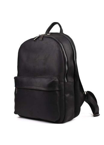 Чоловічий рюкзак шкіряний RA-7273-3md чорний крейзі хорс TARWA (316503393)