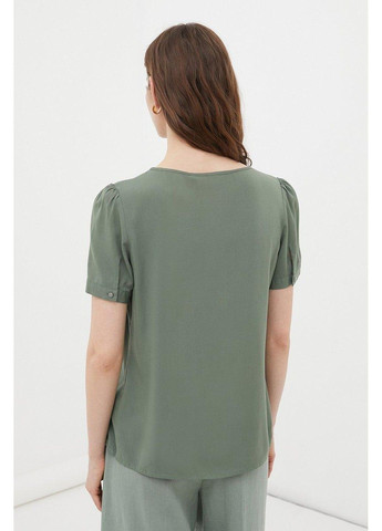 Зеленая летняя блузка bas-10022-534 Finn Flare