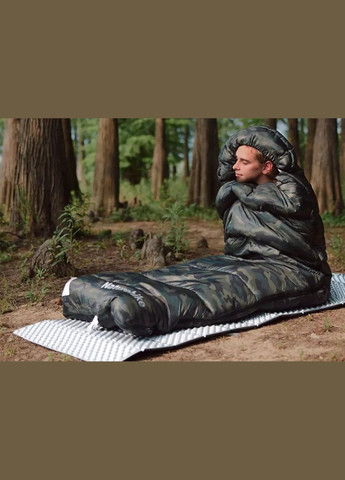 Спальный мешок з капюшоном M320 CNK2350WS023 Right Camo Naturehike (330143523)