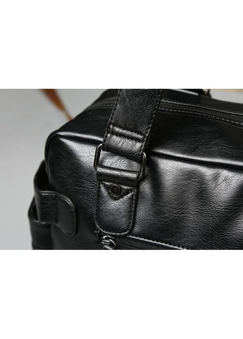 Городская мужская сумка из искусственной кожи черная унисекс для повседневного использованияный рюкзак ProDobro (370050631)