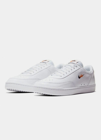 Білі всесезон кросівки чоловічі court vintage prem ct1726-100 весна-осінь шкіра білі Nike