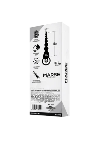 Анальний стимулятор Marbe Anal Chain Vibration Tardenoche (402331388)