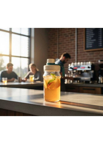 Многоразовая бутылка ENJOY для воды из экологически чистого пластика 800 мл. Белая No Brand (296101780)