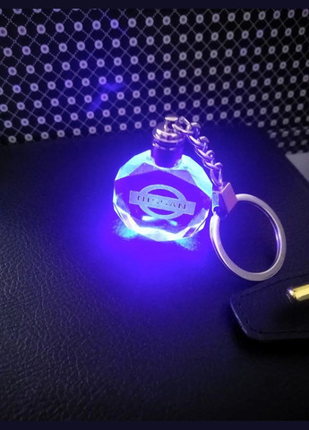 Автомобільний Брелок на ключі з логотипом Nissan з підсвічуванням (23533412) GF (332211296)