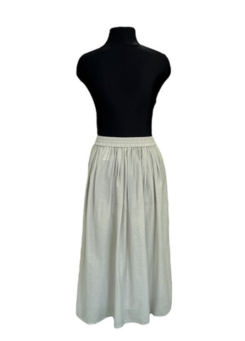 Светло-зеленая однотонная юбка H&M