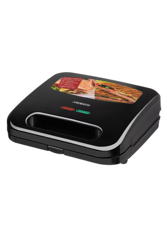 Сэндвичмейкер 700Вт, 1 пластина-гриль, корпус-пластик, Ardesto (361965323)