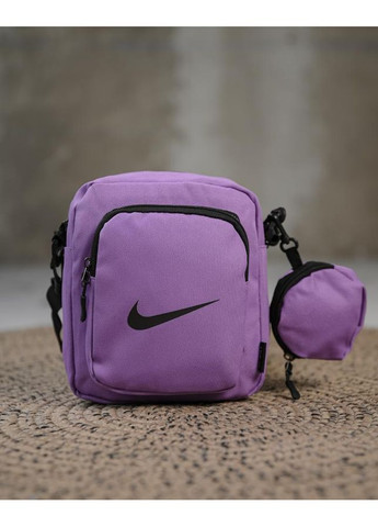 Міні сумка через плече Nike фіолетова Oxford 600D міська спортивна ТР6182 No Brand (392962862)