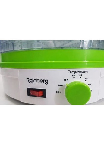 Сушилка для овощей и фруктов 800 W RB912 Белая Rainberg (306716864)
