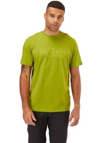 Комбінована футболка tance ketch tee aspen green Rab