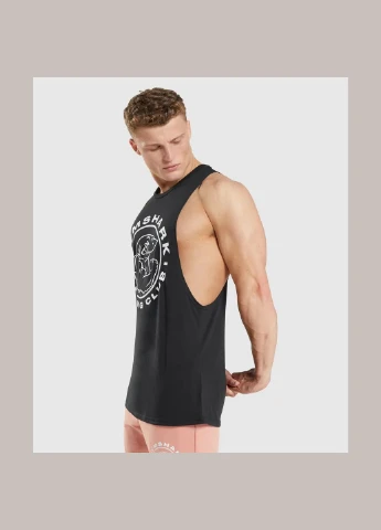 Майка спортивна Mens LEGACY DROP ARM TANK XXXL Black Gymshark (351506195)