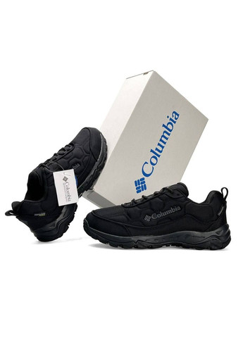 Черные демисезонные кроссовки мужские columbia firecamp iii gtx all black No Brand Firecamp III Waterproof All