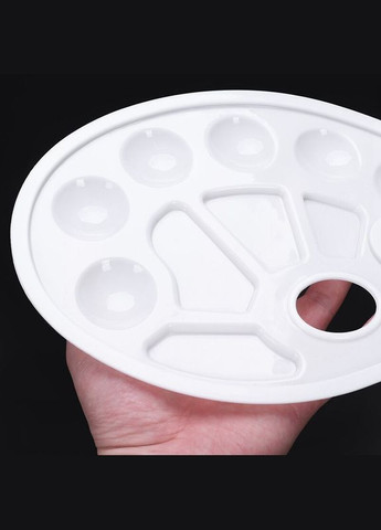 Палітра пластикова овальна на 10 фарб Worison (322635055)