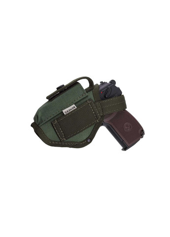 Кобура ПМ поясная с чехлом под магазин (Cordura 1000D, масло) Сварог (342375391)