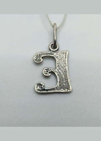 Буква е серебро 925° 1,30г. чернение () Оникс 13829 (305391335)