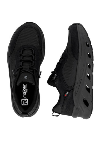Чорні демісезонні кросівки Rieker