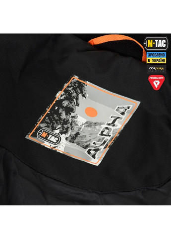 Чорна зимня куртка зимова alpha gen.iii pro primaloft black M-TAC