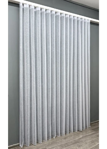 Тюль 1981т Aura Лен однотонный 400х270 см (42-1040) VR-Textil (381756757)
