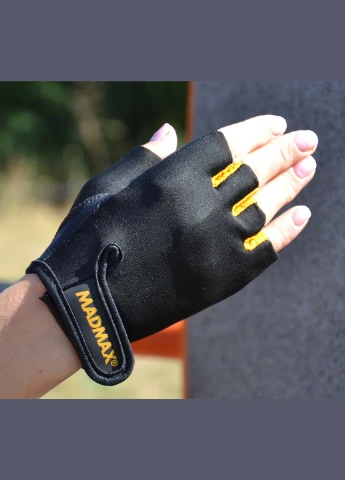 Рукавички для фітнесу MadMax MFG-251 Rainbow Orange Mad Max (345715566)