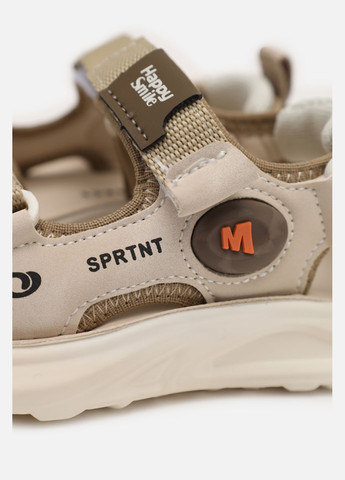 Босоніжки на пласкій підошві для хлопчика колір бежевий ЦБ-00266034 Yuki (328387649)