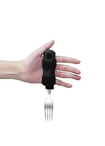 Столовий набір MS-3 для людей із тремором або артритом вилка ложка з фіксатором 2 шт. Lesko (349730098)