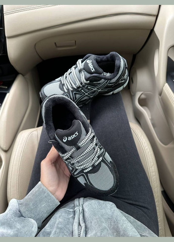 Кроссовки зимние женские и мужские Asics Gel-Kahana 8 winter termo black white | Асикс Гель-Кахана 8 черные белые термо No Brand чёрные зима (307827339)