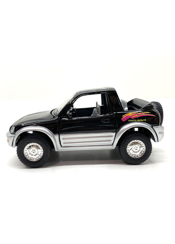 Машинка Toyota Rav 4 інерційна відчиняються двері 1:32 Чорна (KT5011W) Kinsmart (301421086)