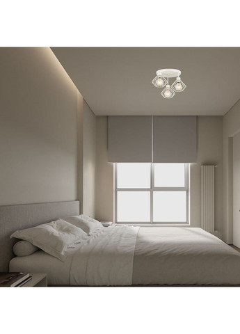 Потолочная люстра с 3 плафонами в стиле лофт "Loft Trio Light" (52-102-3(108) WH) No Brand (371645261)