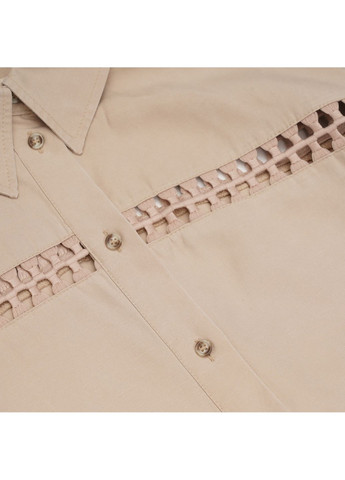 Светло-бежевое повседневный платье H&M однотонное