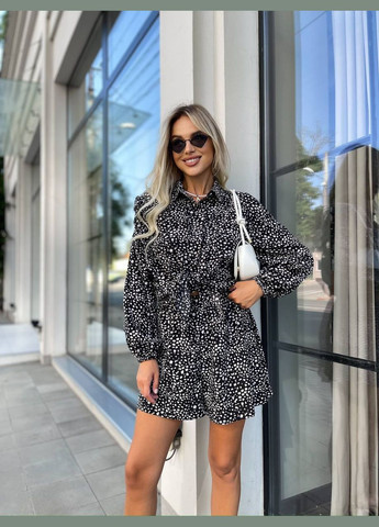 Стильний літній костюмчик вільного крою сорочка та шорти Vakko (296877396)