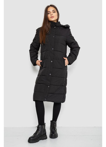 Чорна куртка жіноча демісезонна, колір чорний, 207r006 Ager
