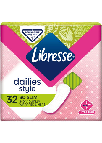 Прокладки Libresse dailies style 32 шт. (268144572)