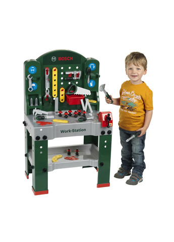 Іграшковий робочий стіл Klein із 44 деталей 8580 (9034) Bosch (295043714)