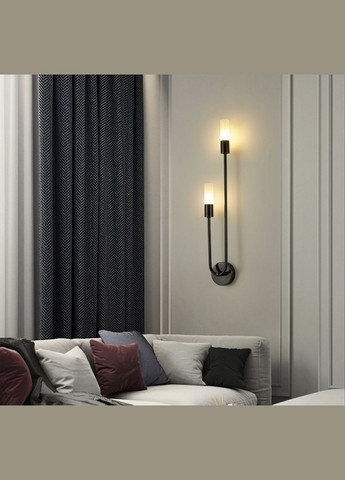 Бра настінна 28122 Чорний 6х12х55 см. Sunnysky (364759985)