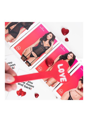 Комплект Elizenes с шнуровкой на лифе и кружевным чокером,, Obsessive (331171136)