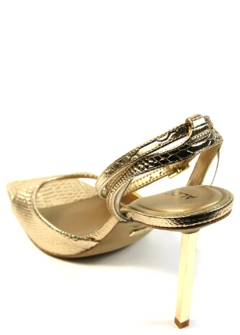 Золотые женские босоножки Aldo с ремешком