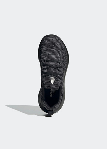 Черные демисезонные кроссовки kids swift run 22l core black/grey five/cloud white р.4/36/23.3см adidas