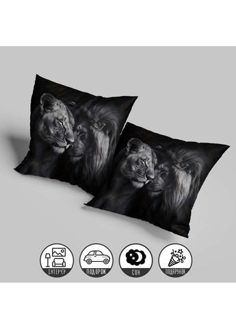 Интерьерная подушка "ОТ ", 33×33 см, 3D принт / 1311433UA WONKEY (359448049)