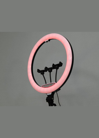 Кольцевая RGB селфи лампа 45см, без штатива пульт. Diasha (315786797)