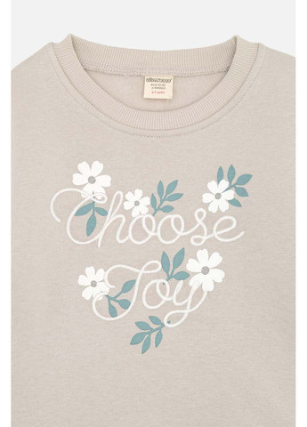 Divonette свитшот светло-серый футер