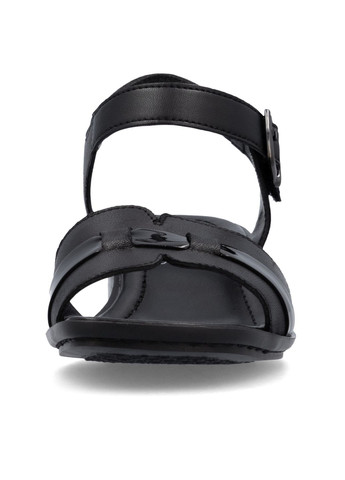 Черные летние босоножки Rieker