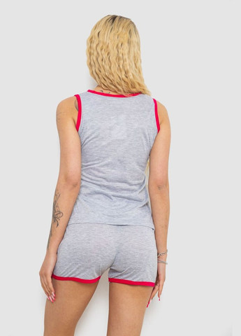 Малиновая всесезон пижама женская с принтом Fashion