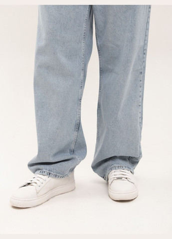 Джинси чоловічі світло-блакитні баггі з високою посадкою JEANSclub Baggy (332980412)