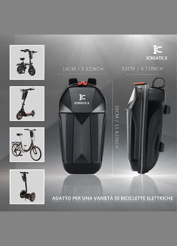 Сумка для електроскутера водонепроникна для M365 PRO Sedway Ninebot E ES1/ES2/ES3 та ін. ICREATE.X (301854254)