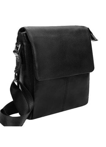 Сумка планшет через плечо мужская из натуральной кожи средняя Черный 37774 Borsa Leather (355245143)