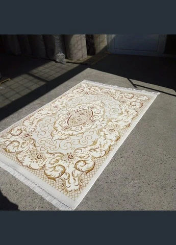 Килим класичний білий 160х230 Туреччина прямокутний Konfetti Carpet (374016571)